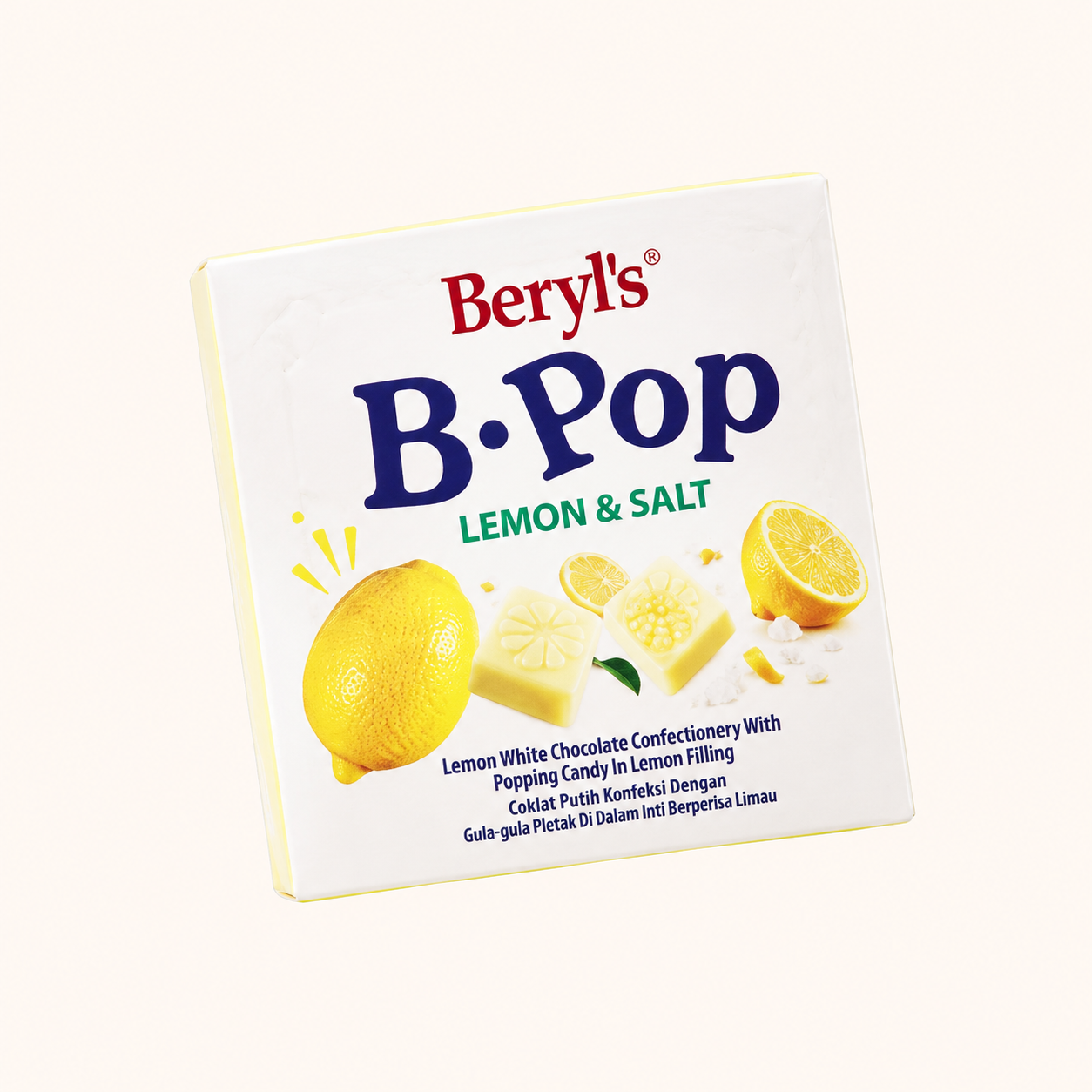 Beryl’s B·Pop Lemon & Salt Popping Candy Chocolate