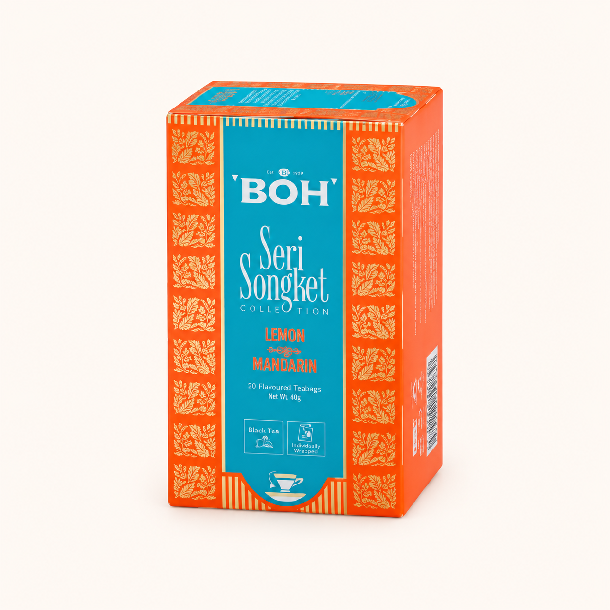 BOH Seri Songket Lemon Mandarin Teabag Sachet