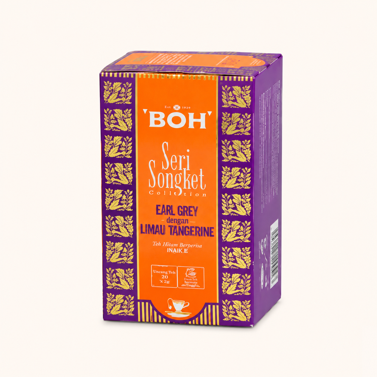 BOH Seri Songket Earl Grey with Tangerine Teabag Sachet