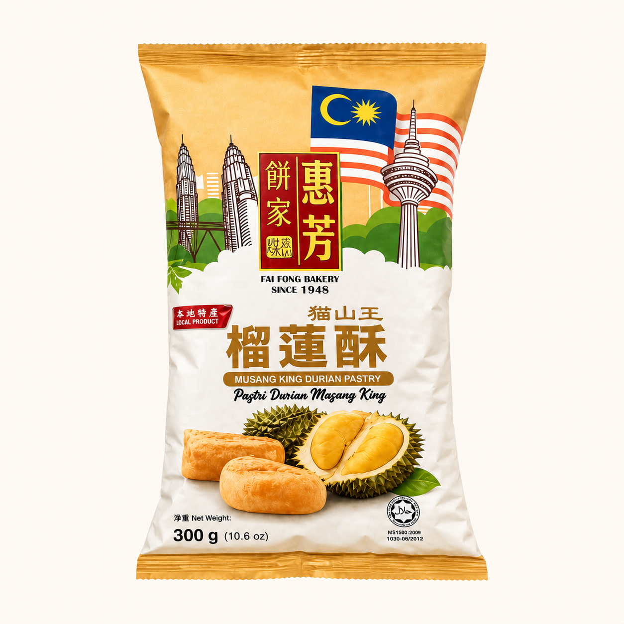 Fai Fong Bakery Musang King Durian Pastry
