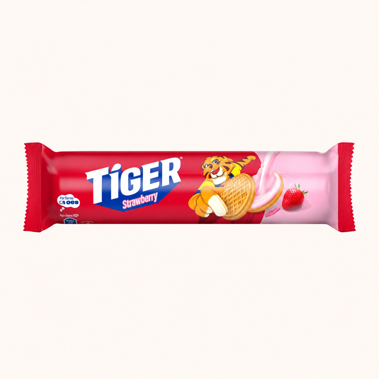 Tiger Golden Sandwich Strawberry Biscuits