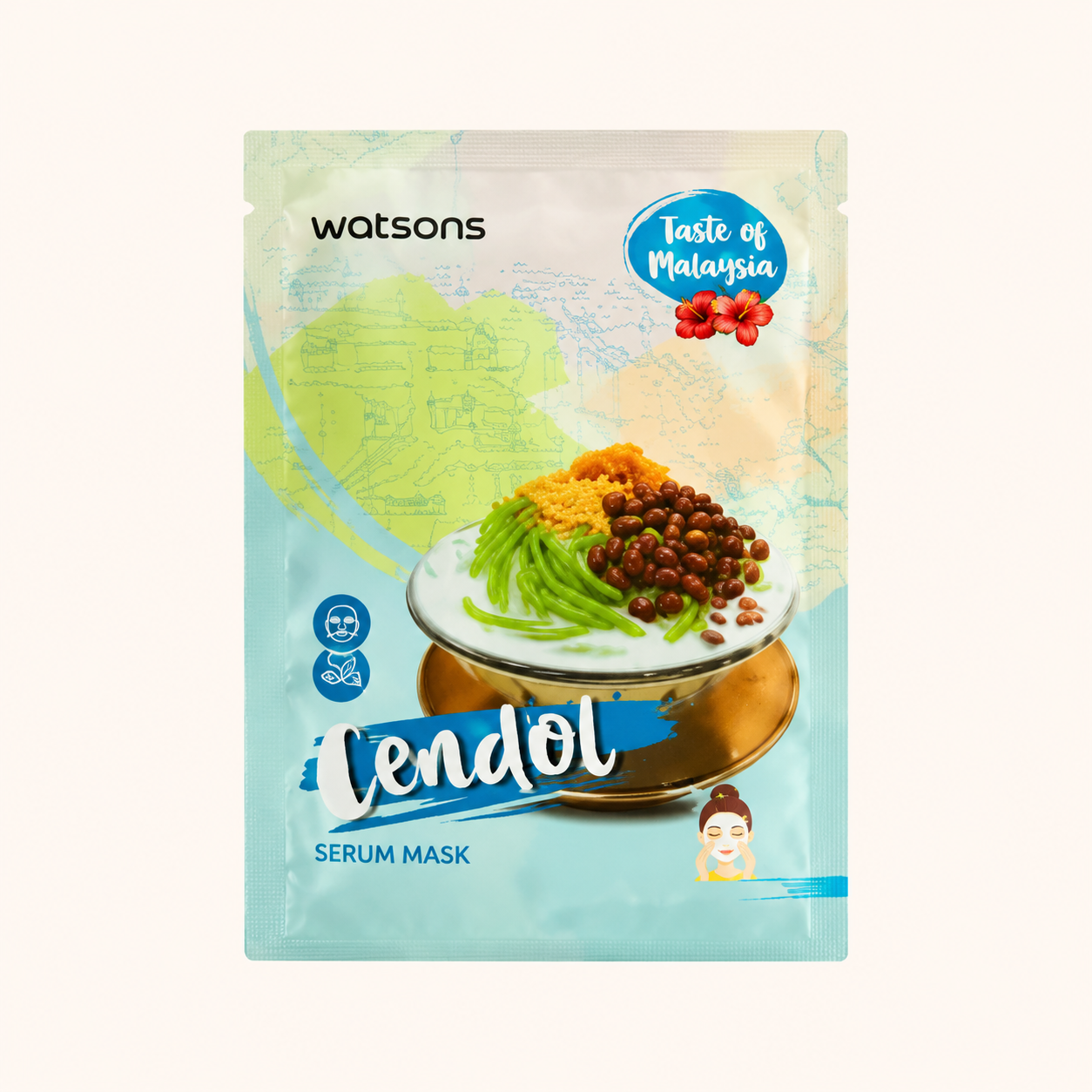 Watsons Taste of Malaysia Cendol Serum Mask
